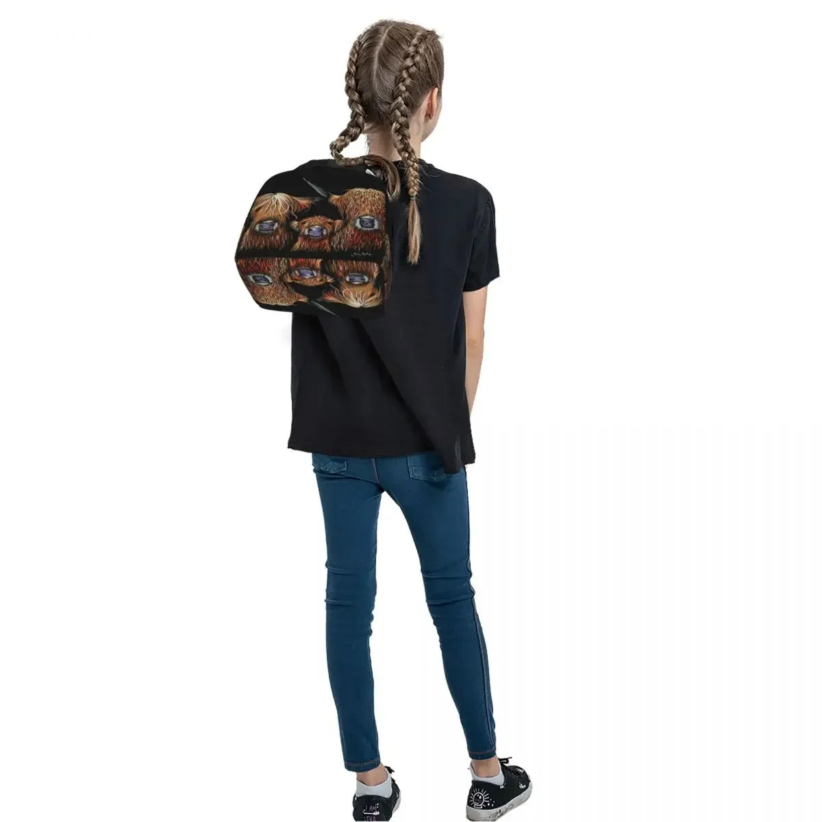 Scottish Highland Cows Lunch Bags Insulated Bento Box Portable Lunch Tote Resuable Picnic Bags Cooler Thermal Bag for WomanWork