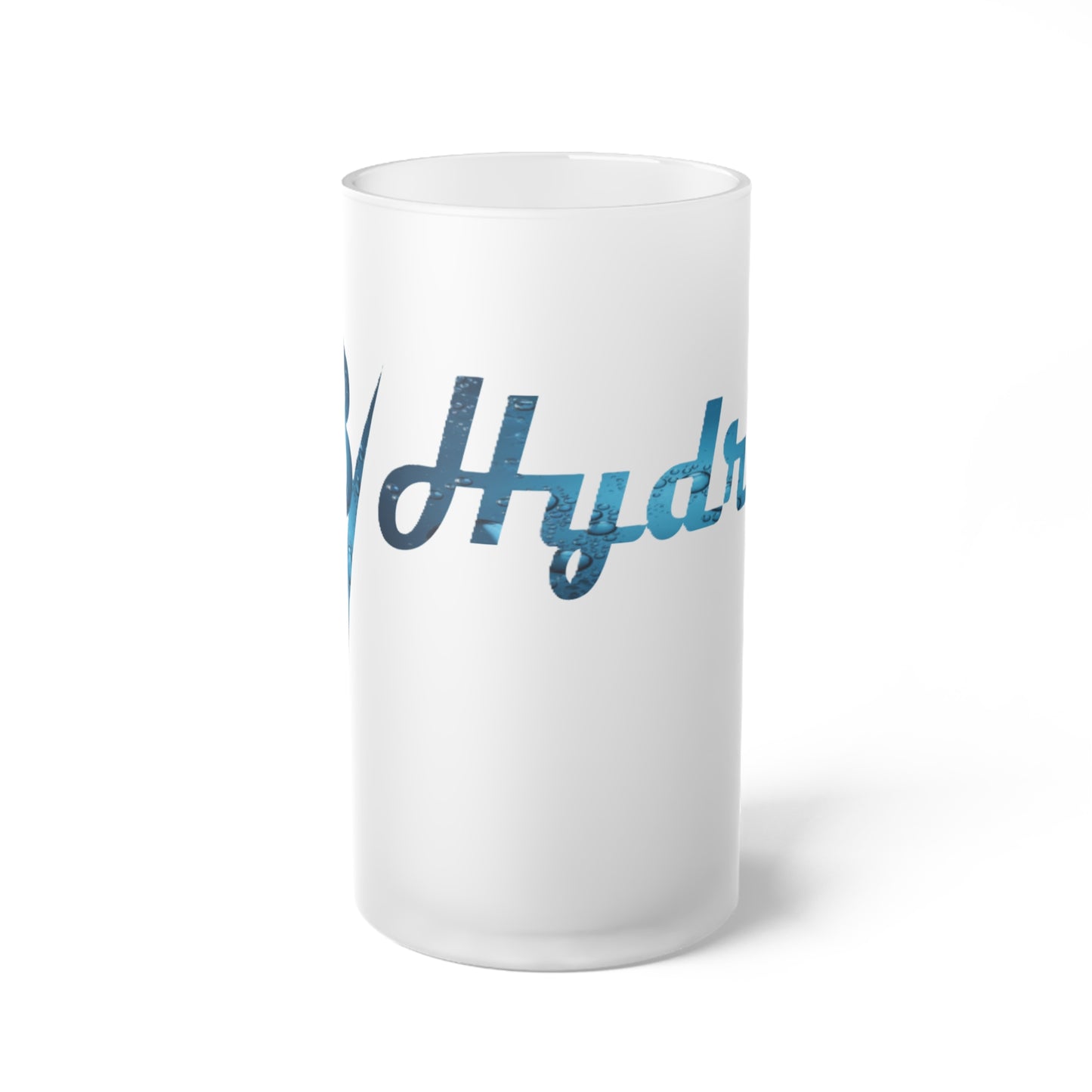 V8 Hydro Frosted Glass Beer Mug