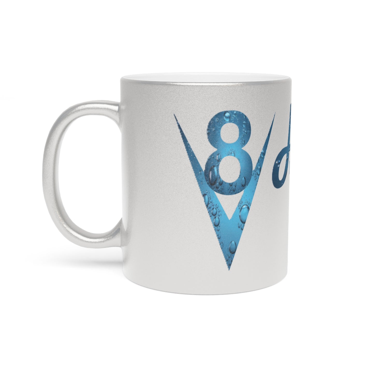 V8 Hydro Metallic Mug (Silver\Gold)