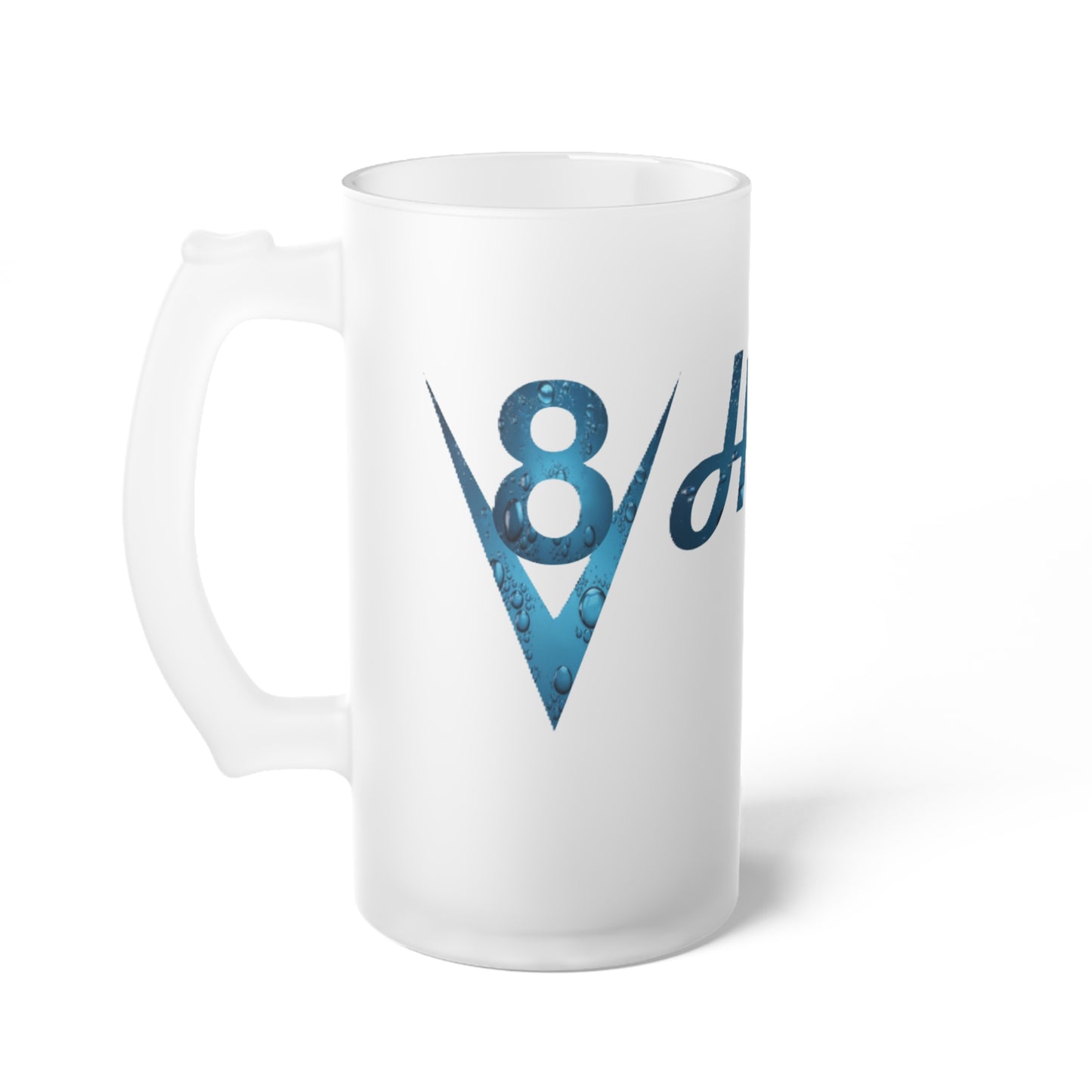 V8 Hydro Frosted Glass Beer Mug