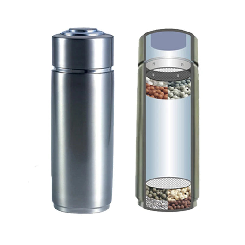 V8 Alkaline pH 9.5 Stainless Alkaline Water Ionizer Bottle -300ml