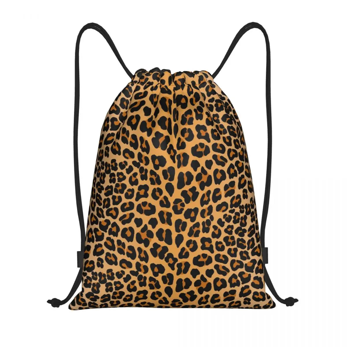 Animal Leopard Print (17 Designs) Drawstring Bag Portable Sports Gym Sack pack Training Backpacks