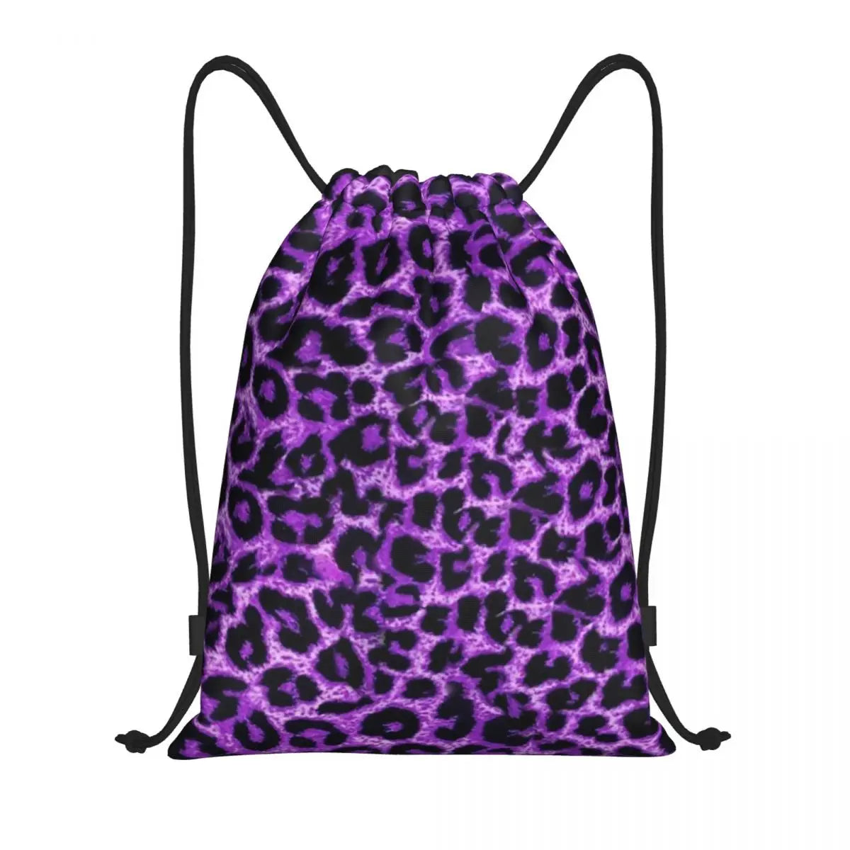 Animal Leopard Print (17 Designs) Drawstring Bag Portable Sports Gym Sack pack Training Backpacks