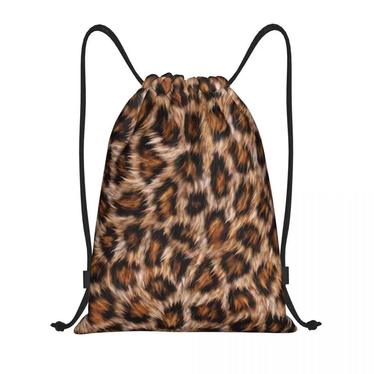 Animal Leopard Print (17 Designs) Drawstring Bag Portable Sports Gym Sack pack Training Backpacks