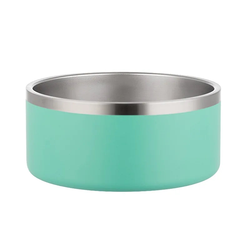 V8 Hydro-pet Small 14cm Stainless Steel Pet Dog Bowl Cat Bowl, 304 Stainless Steel, Double Vacuum, Non-slip Base Design, Luxury Pet Bowl