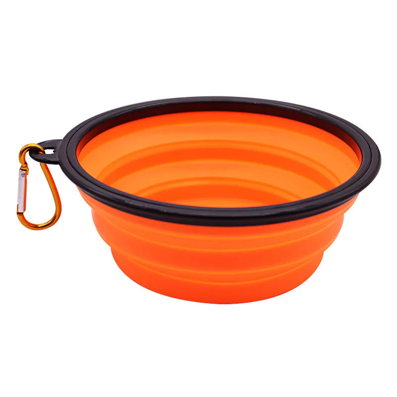 V8 Hydro Pet 350ML Foldable Silicone Pet Bowl Portable Puppy Food Container Collapsible Feeder for Outdoor Camping Dog Accessories