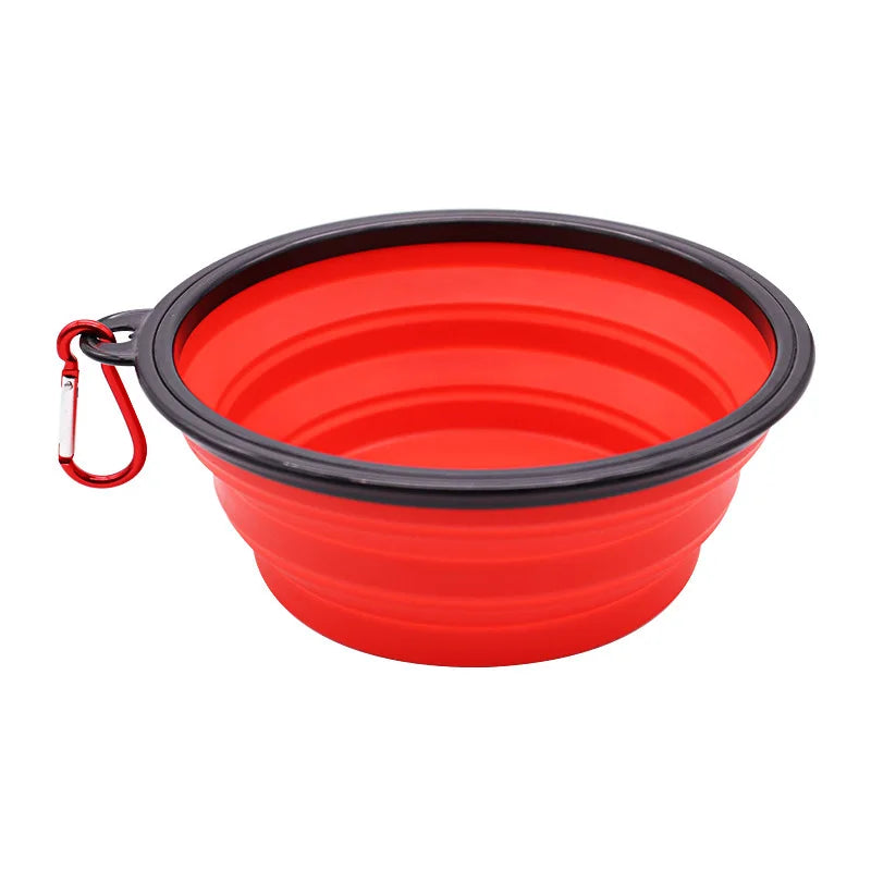 V8 Hydro Pet 350ML Foldable Silicone Pet Bowl Portable Puppy Food Container Collapsible Feeder for Outdoor Camping Dog Accessories