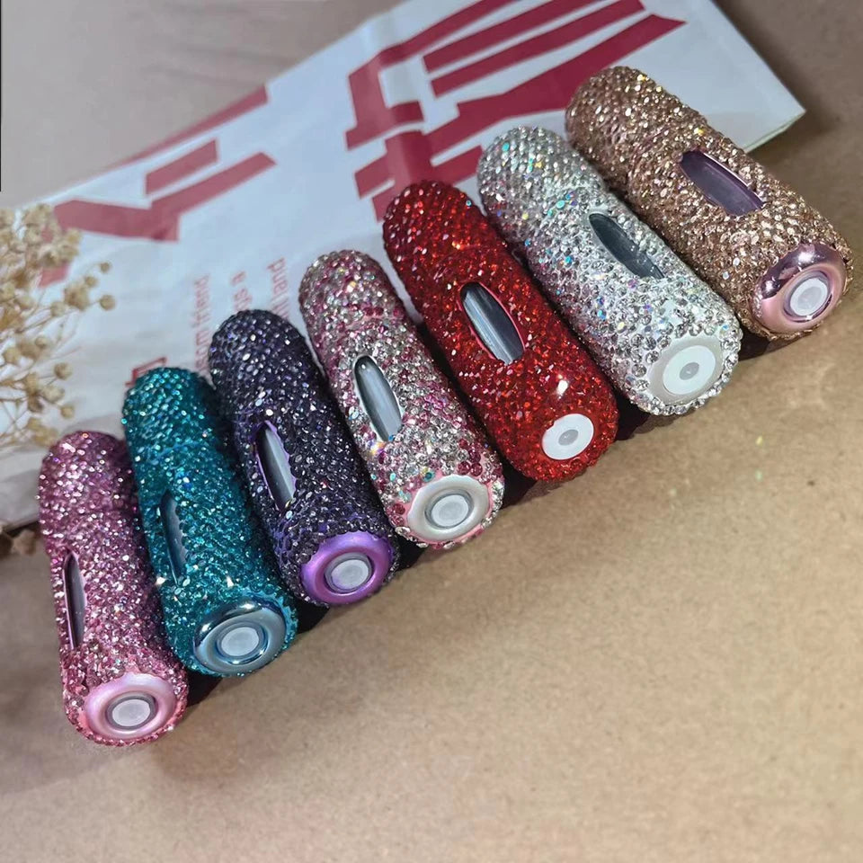 Beautiful 5ml Perfume Spray Sub-Bottling Bottom Filling Lotion Travel Portable Atomizer With Rhinestones Press Organizer