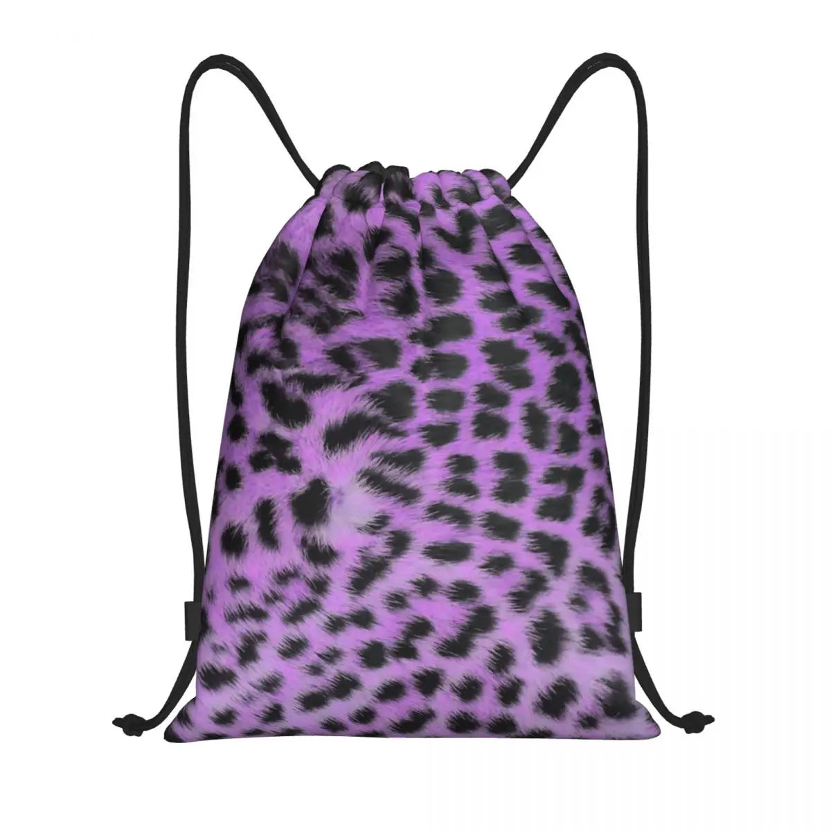 Animal Leopard Print (17 Designs) Drawstring Bag Portable Sports Gym Sack pack Training Backpacks