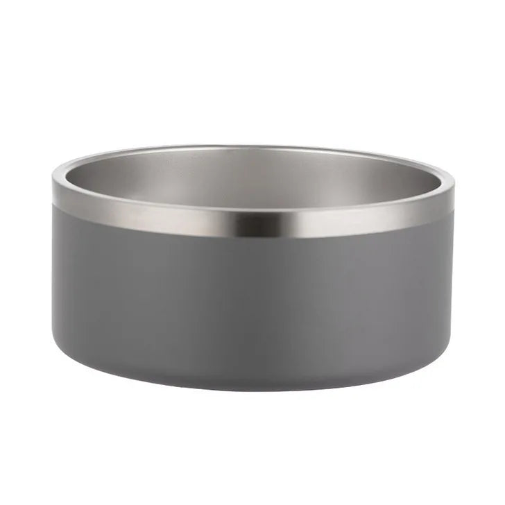 V8 Hydro-pet Medium 16cm Stainless Steel Pet DoV8 Hydro-pet Bowl Cat Bowl, 304 Stainless Steel, Double Vacuum, Non-slip Base Design, Luxury Pet Bowl