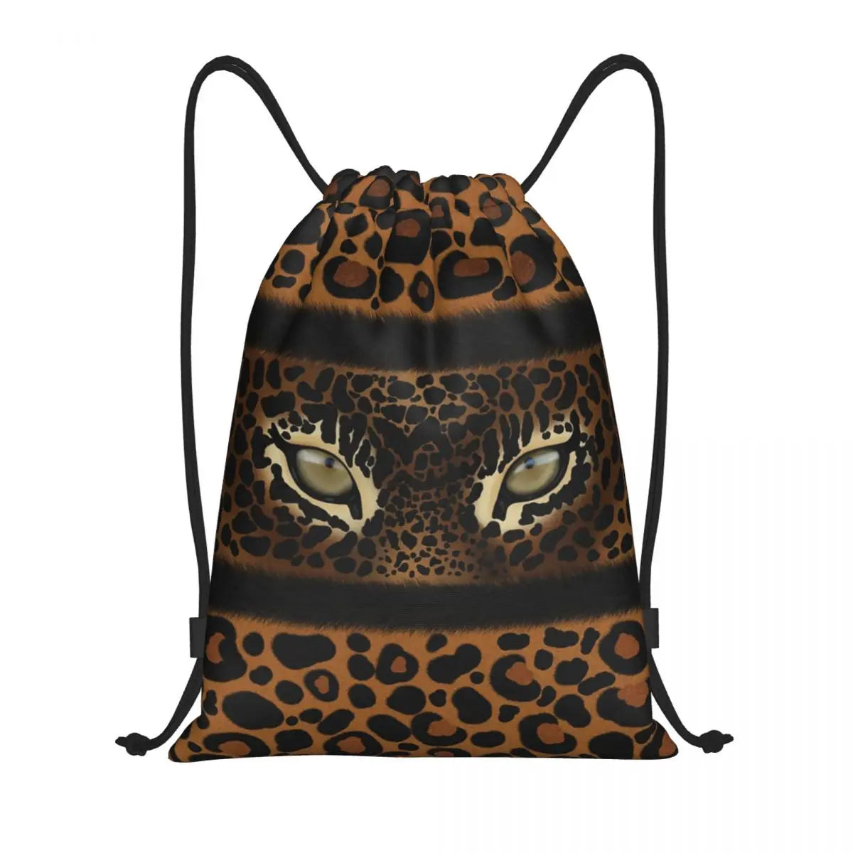 Animal Leopard Print (17 Designs) Drawstring Bag Portable Sports Gym Sack pack Training Backpacks