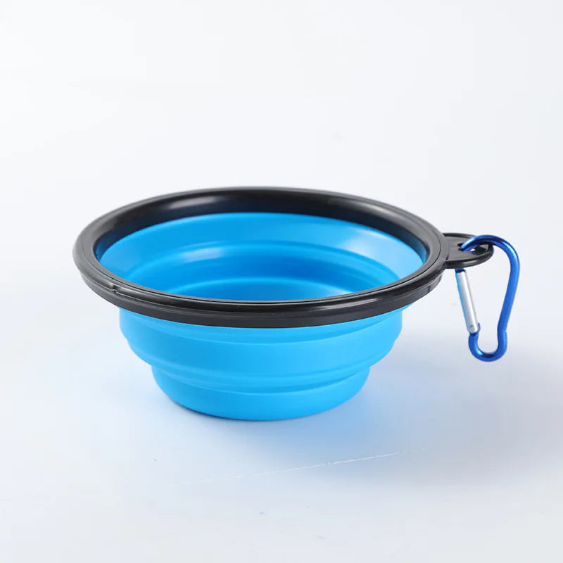 V8 Hydro Pet 350ML Foldable Silicone Pet Bowl Portable Puppy Food Container Collapsible Feeder for Outdoor Camping Dog Accessories