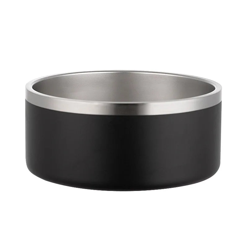 V8 Hydro-pet Small 14cm Stainless Steel Pet Dog Bowl Cat Bowl, 304 Stainless Steel, Double Vacuum, Non-slip Base Design, Luxury Pet Bowl