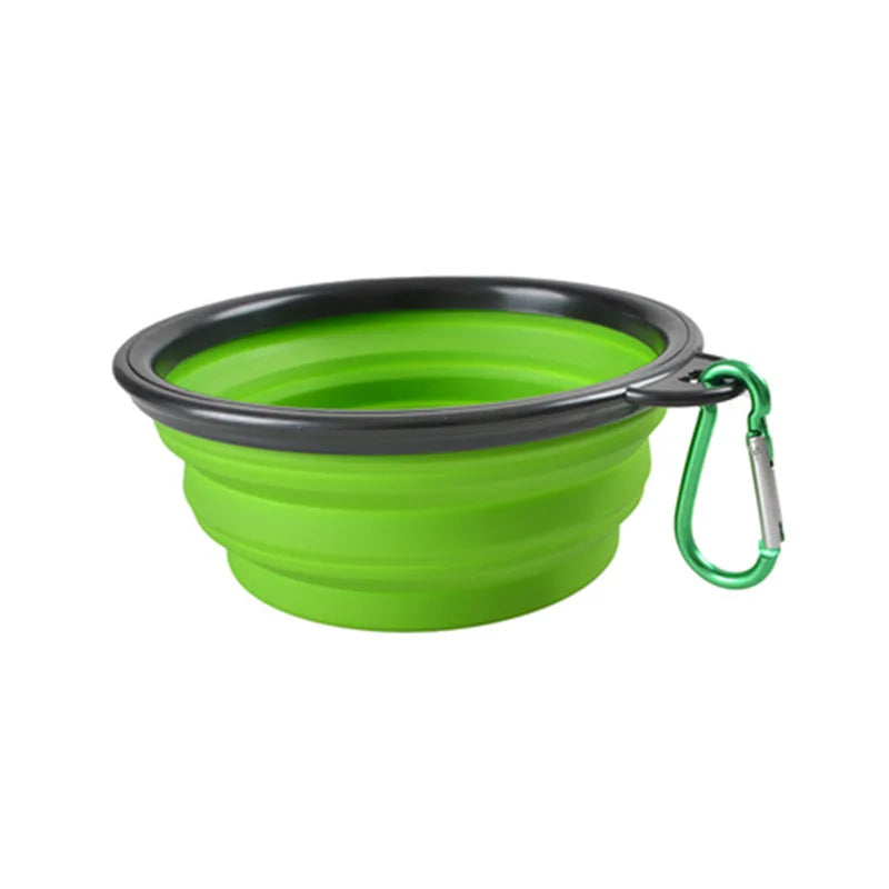 V8 Hydro Pet 350ML Foldable Silicone Pet Bowl Portable Puppy Food Container Collapsible Feeder for Outdoor Camping Dog Accessories