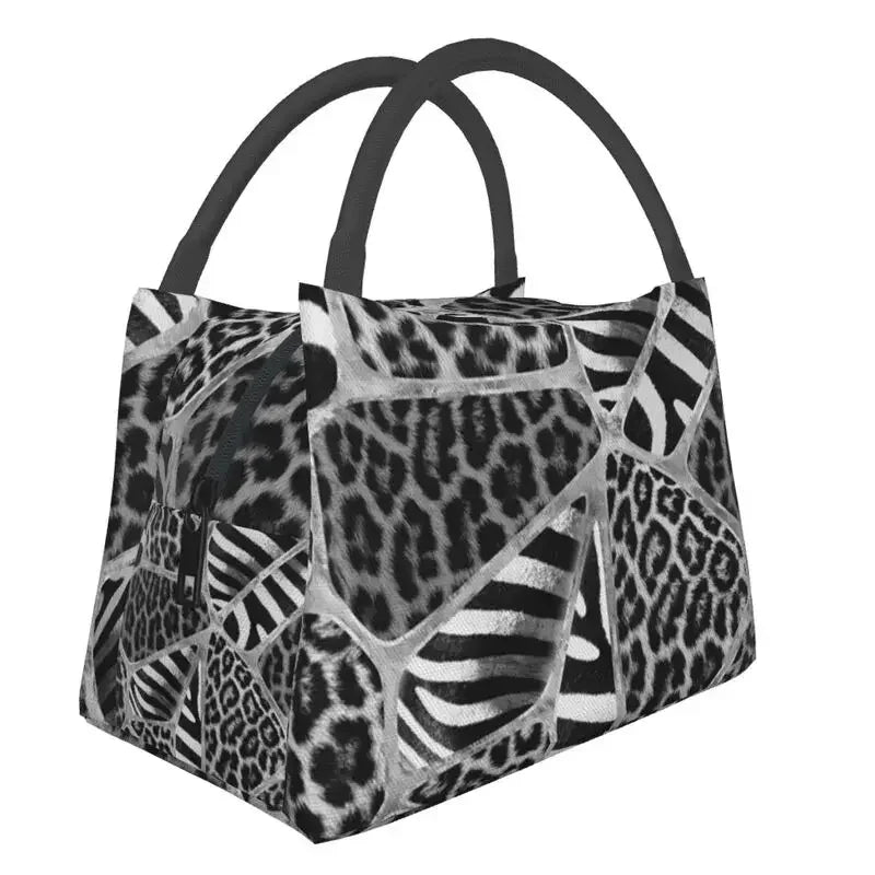 Animal Print Leopard Skin (19 Designs) Insulated Lunch Bags Resuable Thermal Cooler Food Lunch Box