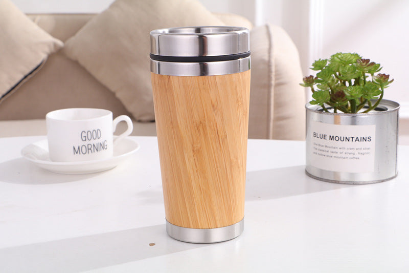 Hydro-earth Bamboo Eco-Friendly Travel Tumbler 450ml