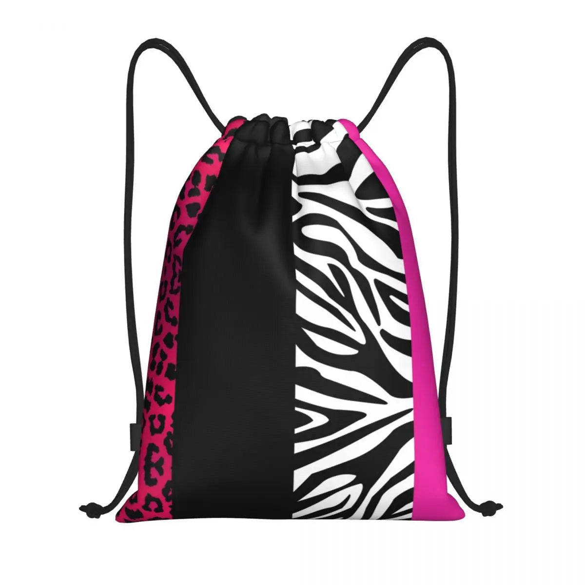 Animal Leopard Print (17 Designs) Drawstring Bag Portable Sports Gym Sack pack Training Backpacks