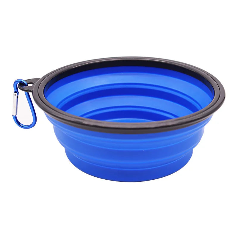 V8 Hydro Pet 350ML Foldable Silicone Pet Bowl Portable Puppy Food Container Collapsible Feeder for Outdoor Camping Dog Accessories