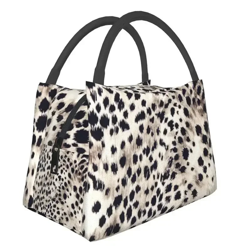 Animal Print Leopard Skin (19 Designs) Insulated Lunch Bags Resuable Thermal Cooler Food Lunch Box