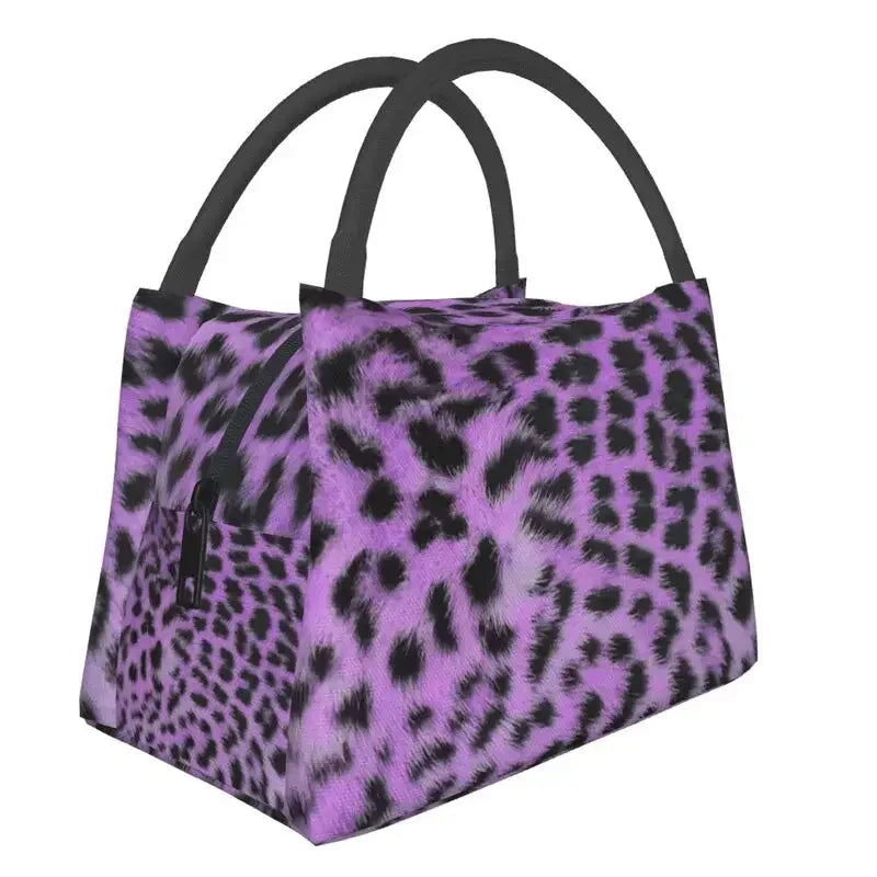 Animal Print Leopard Skin (19 Designs) Insulated Lunch Bags Resuable Thermal Cooler Food Lunch Box