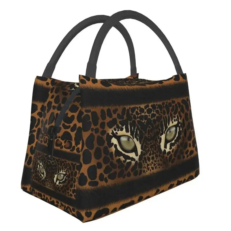 Animal Print Leopard Skin (19 Designs) Insulated Lunch Bags Resuable Thermal Cooler Food Lunch Box