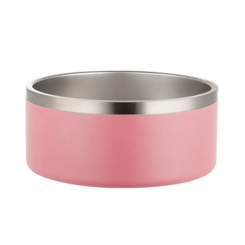 V8 Hydro-pet Small 14cm Stainless Steel Pet Dog Bowl Cat Bowl, 304 Stainless Steel, Double Vacuum, Non-slip Base Design, Luxury Pet Bowl